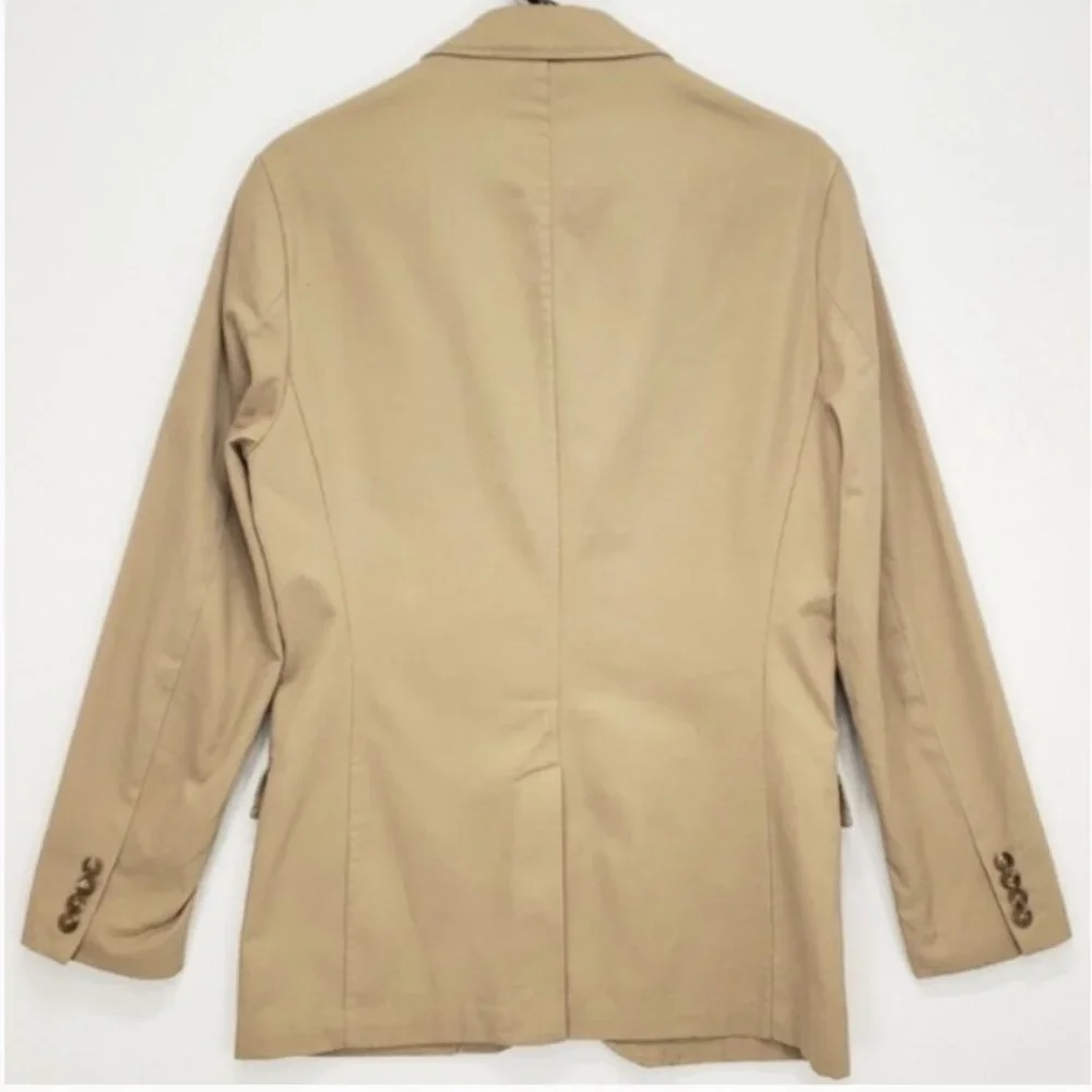 J.Crew Unconstructed Ludlow Sport Coat Tan Cotton Blazer.